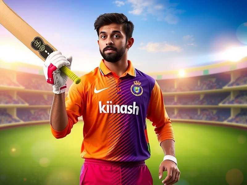 Texas Hold'em poker table with cards and chips arrangement