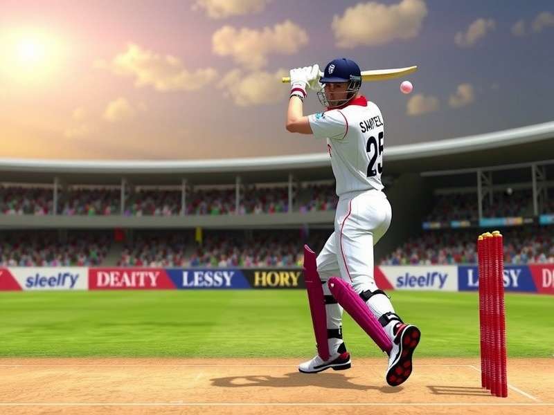 Poker tournament final table with chips and cards