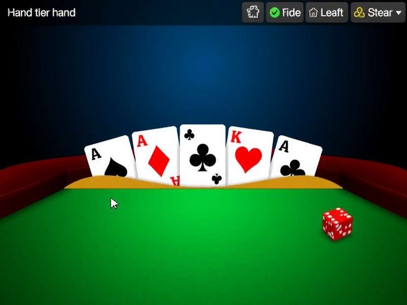 Professional poker hand showing pocket Aces on a green felt table